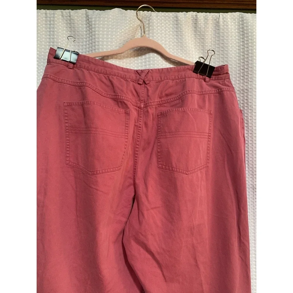 CJ Banks 18 Women Dusty Rose‎ Casual Pants - Picture 6 of 9